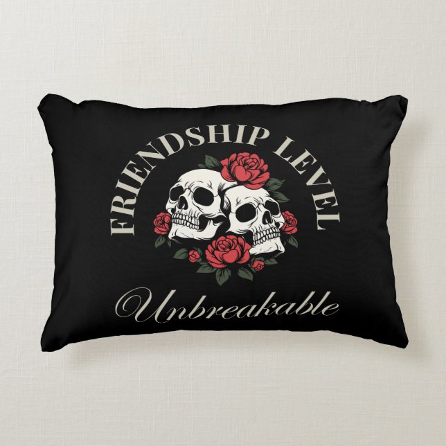 Best Friend, Friendship Level: Unbreakable, friend Accent Kussen (Voorkant)