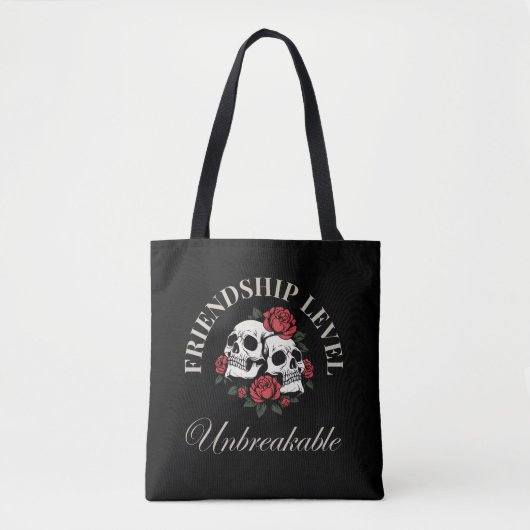 Best Friend, Friendship Level: Unbreakable, friend Tote Bag (Voorkant)