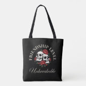 Best Friend, Friendship Level: Unbreakable, friend Tote Bag (Achterkant)