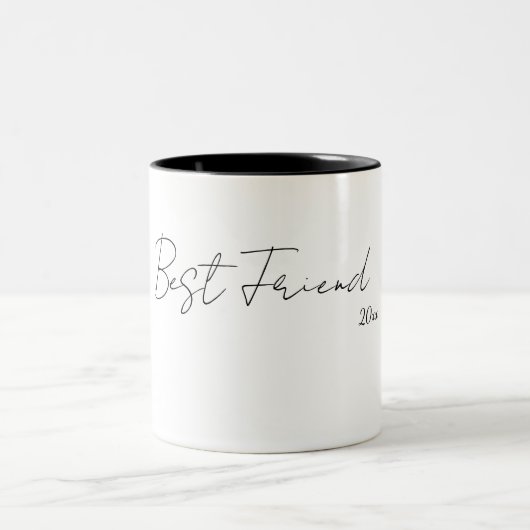 Best Friend – Friendship Mug Tweekleurige Koffiemok (Center)