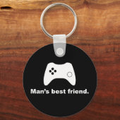 Best Friend Funny Gamer Sleutelhanger van man (Voorkant)