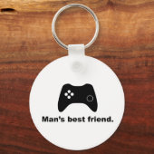 Best Friend Funny Gamer Sleutelhanger van man (Voorkant)