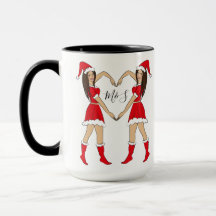 Best Friend Gift Twee brunette meisjes