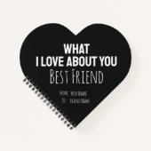 Best Friend Gifts BFF Besties Friendship Cute Cool Notitieboek (Voorkant)