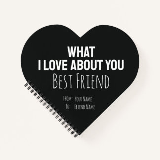 Best Friend Gifts BFF Besties Friendship Cute Cool Notitieboek