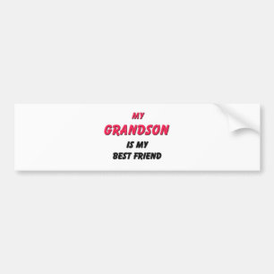 Best Friend Grandson Bumpersticker