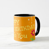 Best Friend Happy Birthday Coffee Mok (Voorkant rechts)