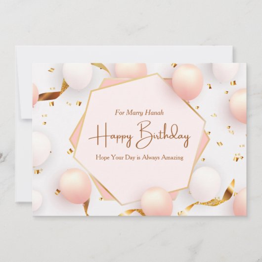 Best Friend Happy Birthday Greeting Kaart (Voorkant)