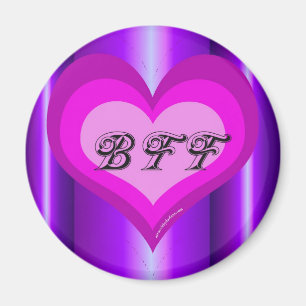 Best Friend hart Magneet