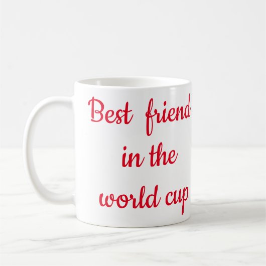 Best friend in the world cup koffiemok (Links)