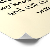 Best Friend kent Funny Gezegde Poster (Hoek)