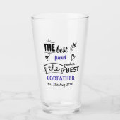 Best Friend maakt BEST GODFATHER - Speciaal Glas (Voorkant)