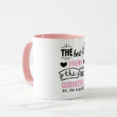 Best Friend maakt BEST GODMOTHER - Speciaal Mok (Voorkant links)