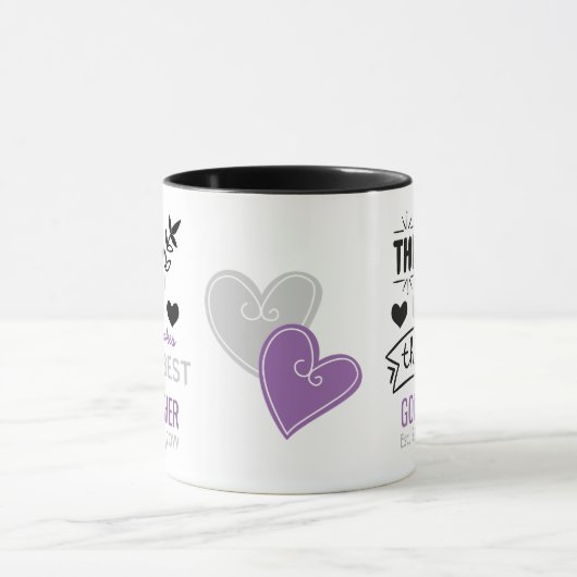 Best Friend Makes Godfather Christening Baptisme Mok (Midden)