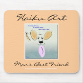 Best Friend Mousepad, Man van Haiku Muismat (Voorkant)