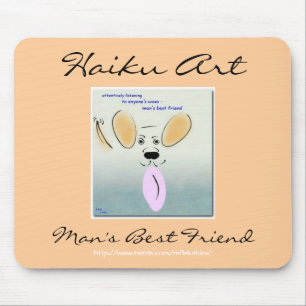 Best Friend Mousepad, Man van Haiku Muismat