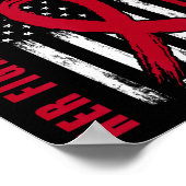 Best Friend Multiple Myeloma Awareness American Fl Poster (Hoek)