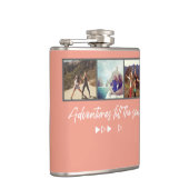 Best Friend Photo "Adventures fill the ziel" Flask Heupfles (Rechts)