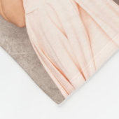 Best Friend Photos White Fleece Deken (Hoek)