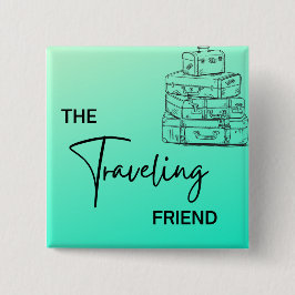 Best Friend Pins Vierkante Button 5,1 Cm