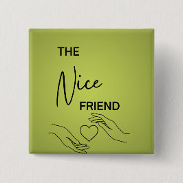 Best Friend Pins Vierkante Button 5,1 Cm