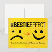 Best Friend Postcard, The Bestie Effect Briefkaart (Voorkant / Achterkant)