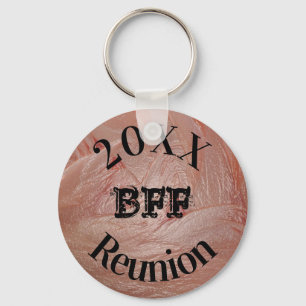 Best Friend Reunion Girly Pastel Pink Girl Event Sleutelhanger