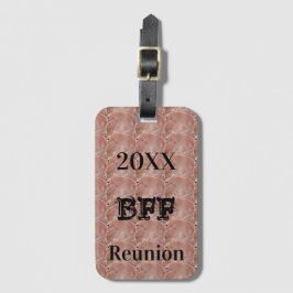 Best Friend Reunion Trip Girl Event Pastel Pink Bagagelabel