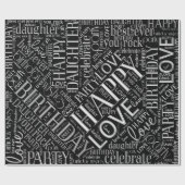 Best Friend Silver ID273, Word Cloud Best Friend S Cadeaupapier (Vlak)