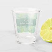 Best Friend Vacation Artistic Green Girls Trip Shot Glas (Achterkant)