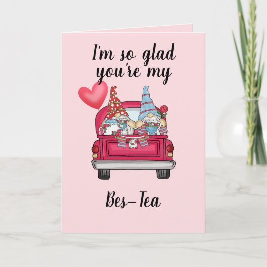 Best Friend Valentijn Feestdagen Kaart (Voorkant)