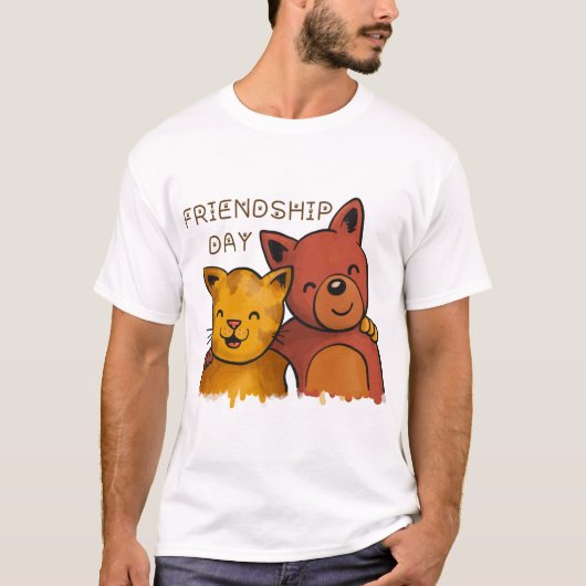 Best Friend voor honden en katten T-shirt (Voorkant)