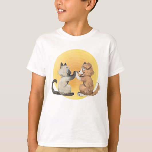 Best Friend voor honden en katten T-shirt (Voorkant)