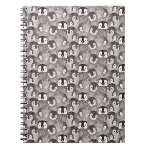 Best Friend-Waterverf Baby Penguin Notitieboek