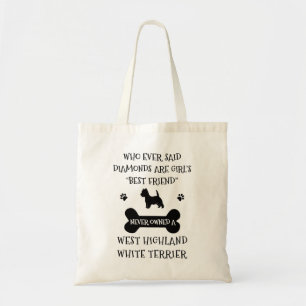 Best Friend West Highland Terrier Tote Bag