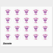 Best Friends 4 ooit Ronde Sticker (Vel)