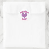 Best Friends 4 ooit Ronde Sticker (Tas)