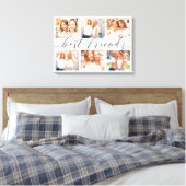 Best Friends 6 Photo Collage Canvas Afdruk (Insitu (Slaapkamer))