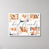 Best Friends 6 Photo Collage Canvas Afdruk (Voorkant)