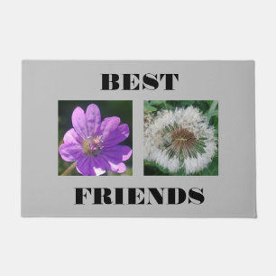 Best Friends Afbeelding Sjabloon Weefpapier Deurmat