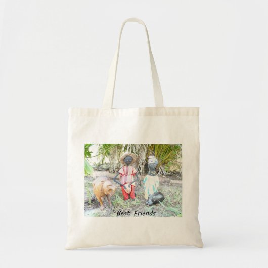 Best Friends African Dolls Oerwoud setting Tote Bag (Voorkant)