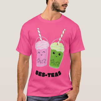 Best Friends Bes-Teas Boba Tea Cute Bubble Kawaii T-shirt