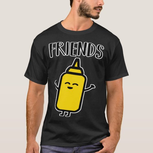 Best Friends  Best Friends Mayo Mustard Partner Lo T-shirt (Voorkant)