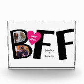 Best Friends Besties Cute Black Pink 2-foto van BF Fotoblokken (Voorkant)