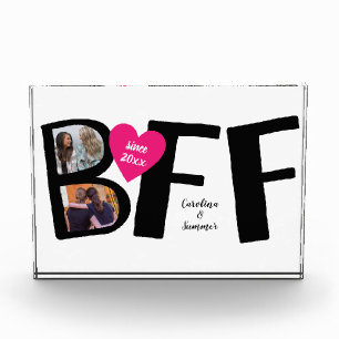 Best Friends Besties Cute Black Pink 2-foto van BF Fotoblokken