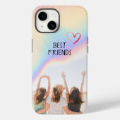 Best Friends Besties Foto regenboogkleurig Case-Mate iPhone Case (Achterkant)