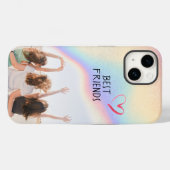 Best Friends Besties Foto regenboogkleurig Case-Mate iPhone Case (Achterkant (horizontaal))