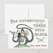 Best Friends BFF Dragon 3 Bold Babes Briefkaart (Voorkant / Achterkant)