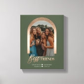 Best Friends BFF Elegant Arch Lijst Photo Keepomwi Canvas Afdruk (Voorkant)