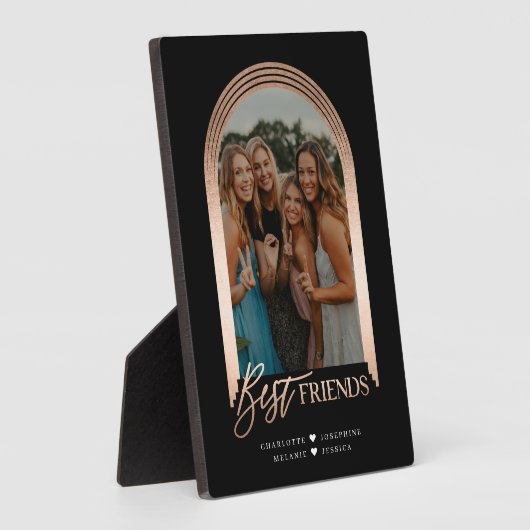 Best Friends BFF Elegant Arch Lijst Photo Keepomwi Fotoplaat (Zijkant)